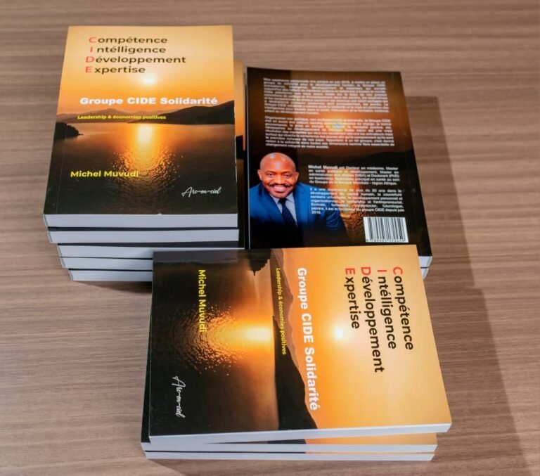 Annonce de la Sortie Officielle de notre Livre : Groupe CIDE solidarité : leadership et économies positives