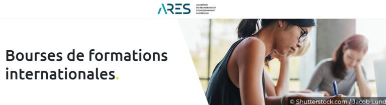 Bourses de l’ARES de formations internationales 2026-2027 en Belgique