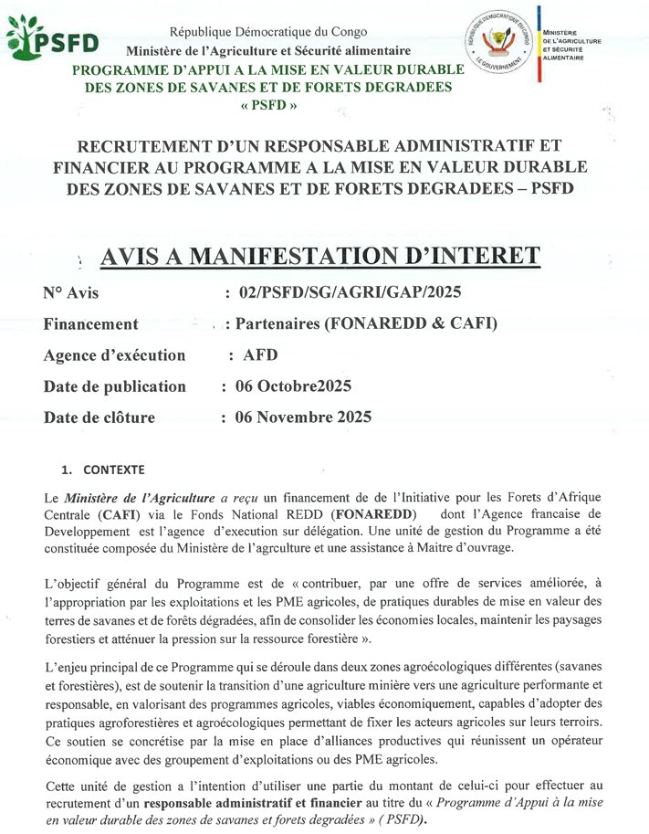 CIDE Solidarité: Responsable Administratif et Financier